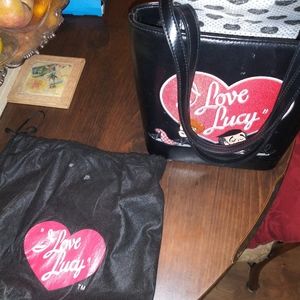 I love lucy purse with carry pouch